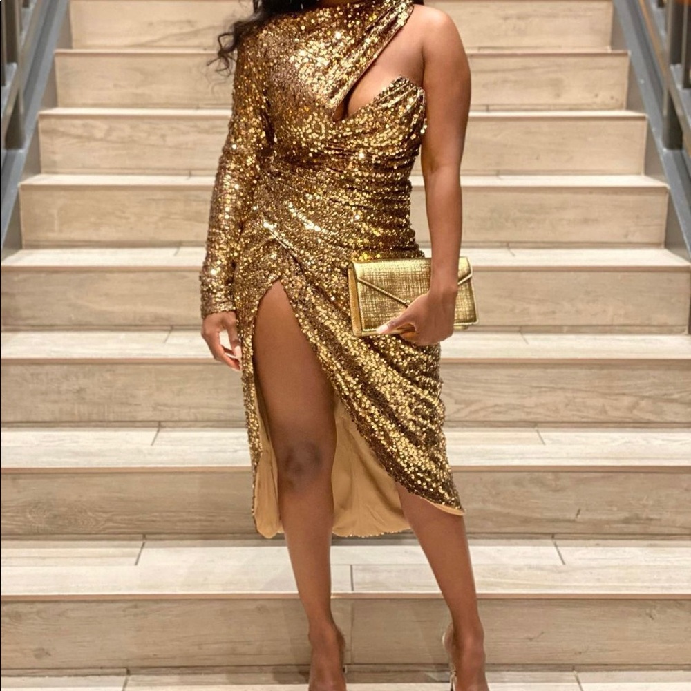Gold Dress